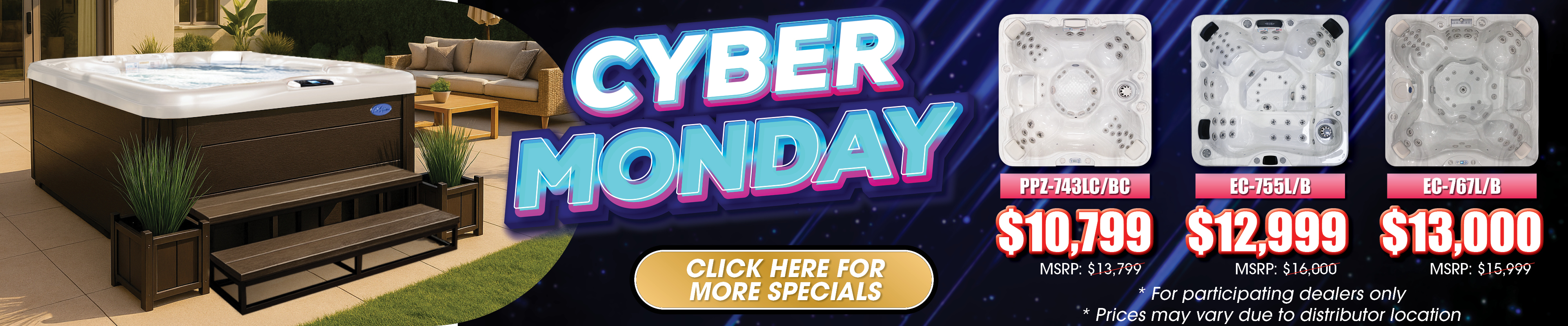 Calspas hot tub being used in a family setting - Elmhurst