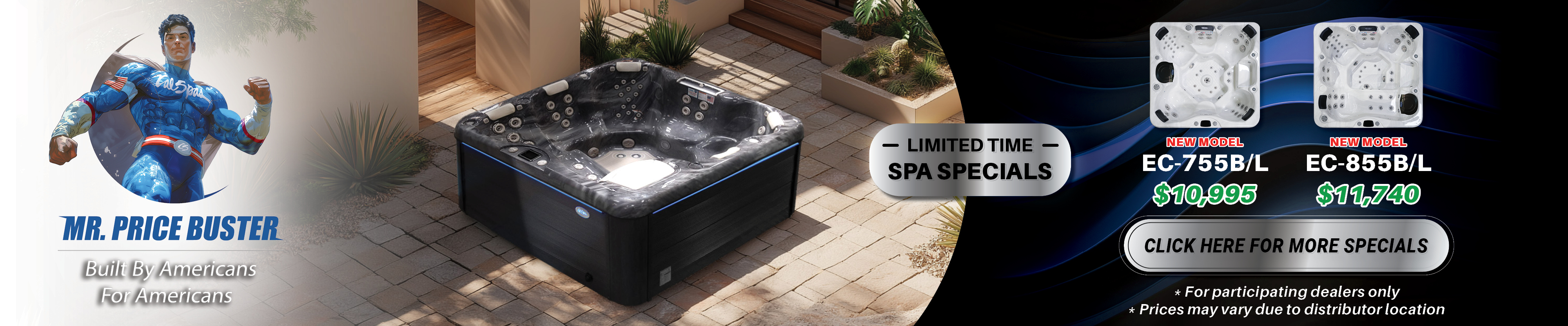 Calspas hot tub being used in a family setting - Elmhurst